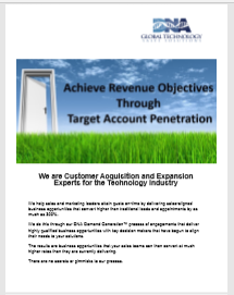 Achieve Revenue Objectives